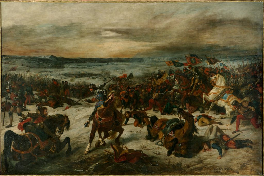 The Battle of Nancy, by Eugène Delacroix (1831)